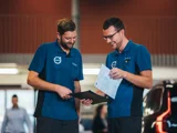 SvensCar Werkplaats overleg collega's
