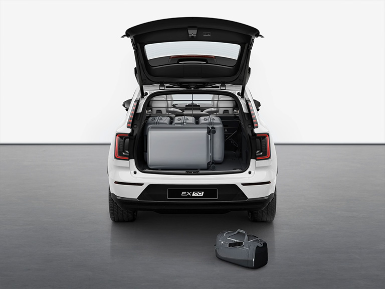 Volvo EX90 Bagageruimte kofferbak achterkant