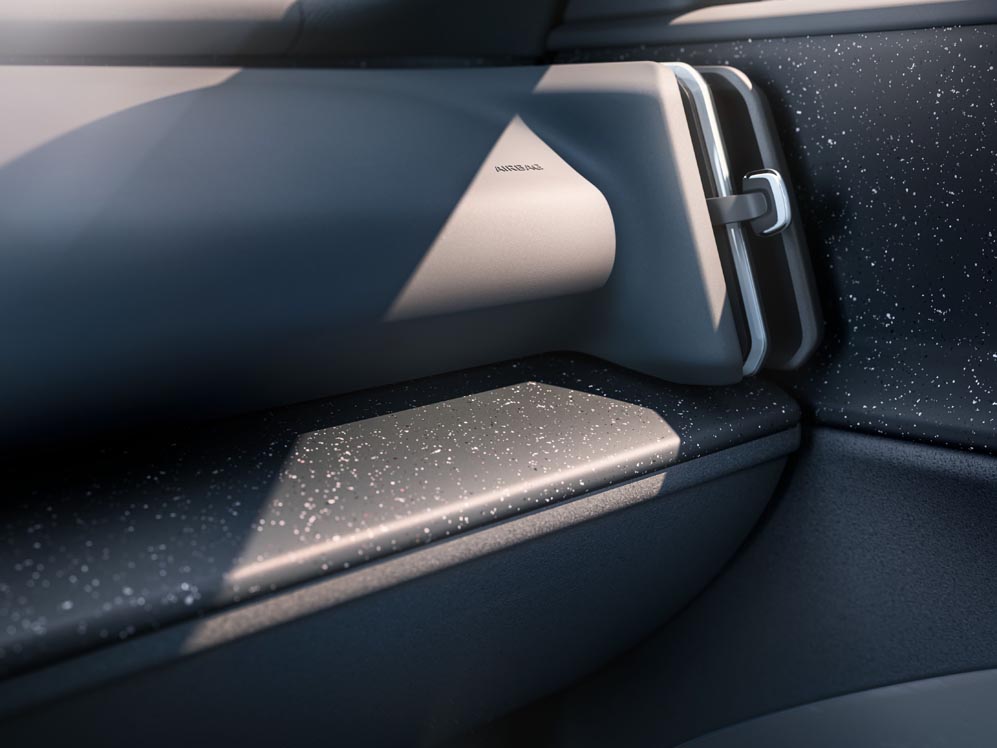 Volvo EX30 interieur passagierskant 