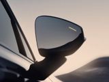 Volvo EX30 Spiegelkappen deur openingswaarschuwing 