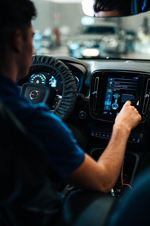 SvensCar automonteur display update