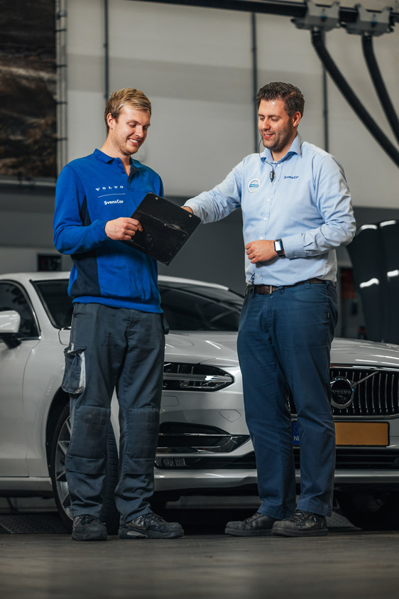 SvensCar Werkplaats Overleg Collega's